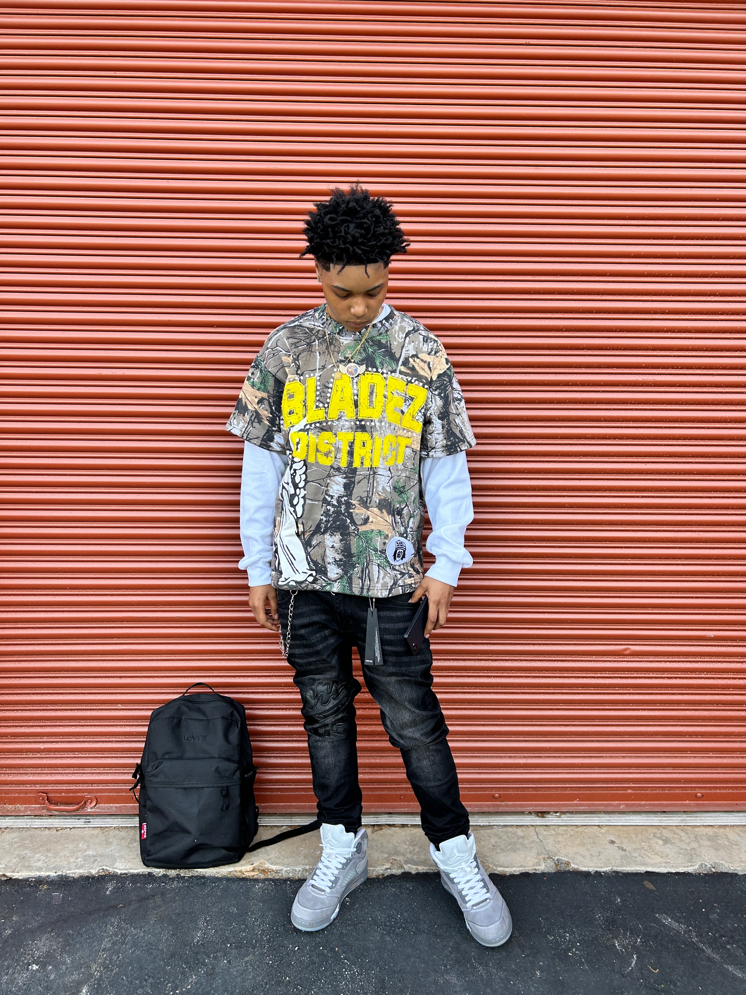 BladezDistrict Double Layered Thermal w Rhinestones